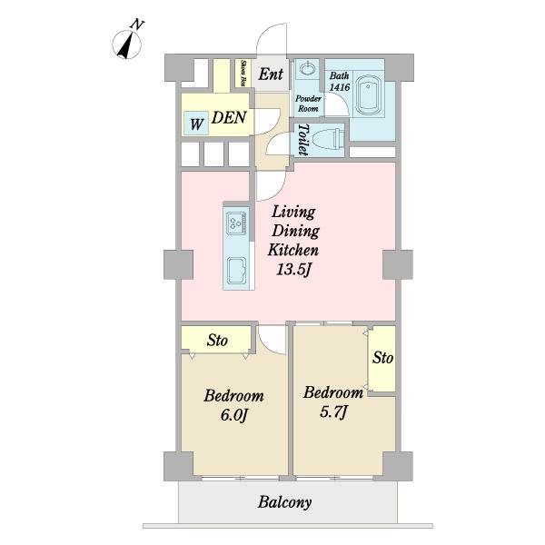 メゾン小石川（402） 間取り図画像