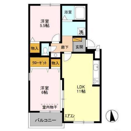 アネシス（205） 間取り図画像