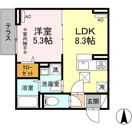 グラナーデ南田中（105） 間取り図画像