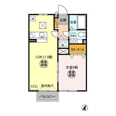 ローズパレス（106） 間取り図画像