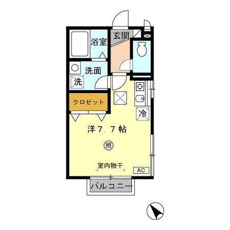 ドルチェ　Ａ・Ｂ（B101） 間取り図画像