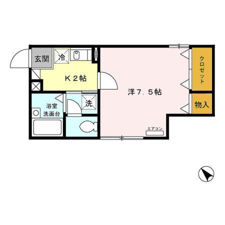 ＳＫモナリエ・成増（202） 間取り図画像