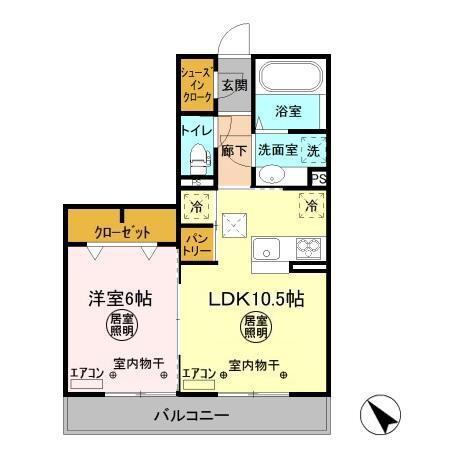 イデアーレ（103） 間取り図画像