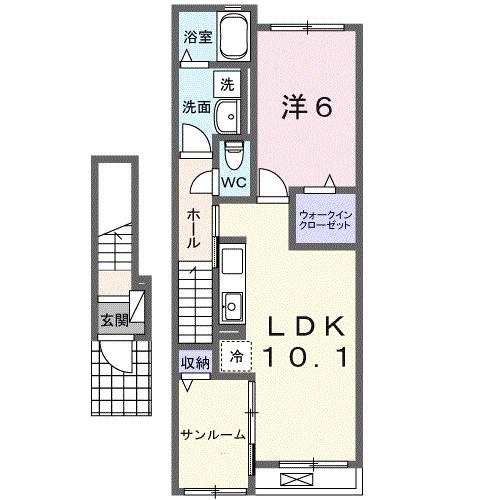 モデルノⅡ（202） 間取り図画像