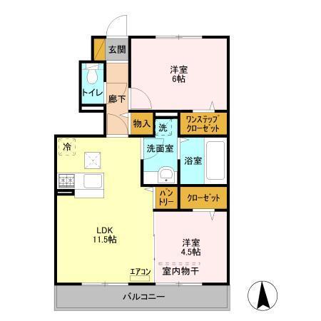 サンモール（102） 間取り図画像