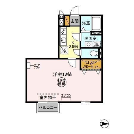 ベルウッド（206） 間取り図画像