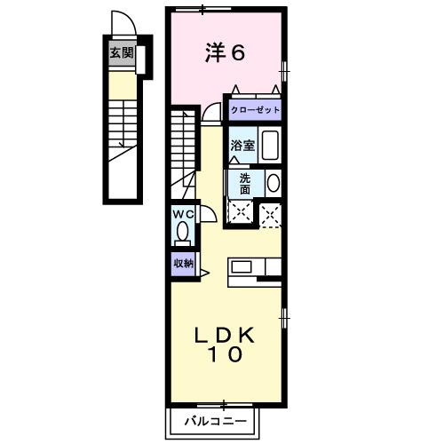 グレース（201） 間取り図画像