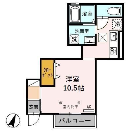 ｐｌｅａｓｕｒｅ西大宮（101） 間取り図画像