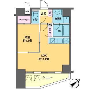 カスタリア北上野（0207） 間取り図画像