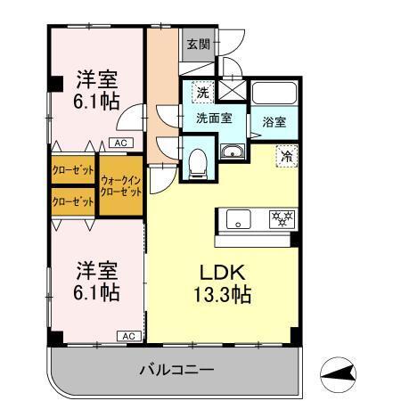 サンモール スクエア（301） 間取り図画像