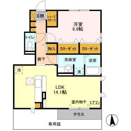  間取り図写真