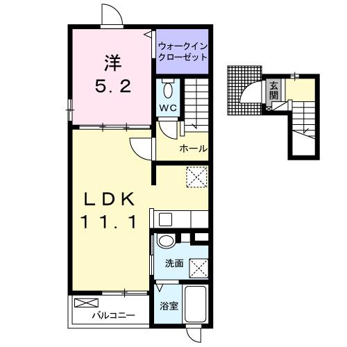 サンライズＭ（204） 間取り図画像