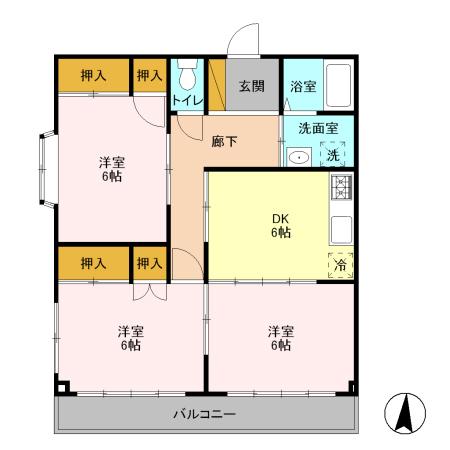 ブライトシャイン（301） 間取り図画像