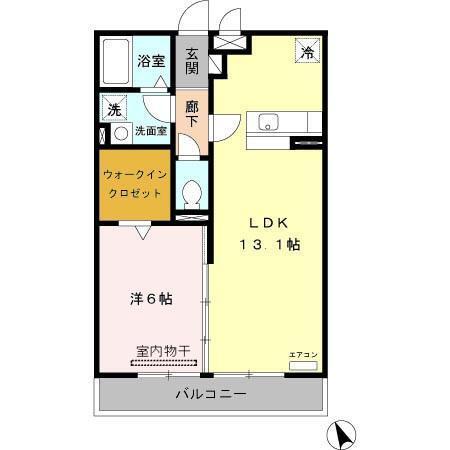 メゾンアリア（302） 間取り図画像
