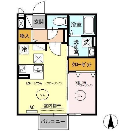 ビリジャン（103） 間取り図画像