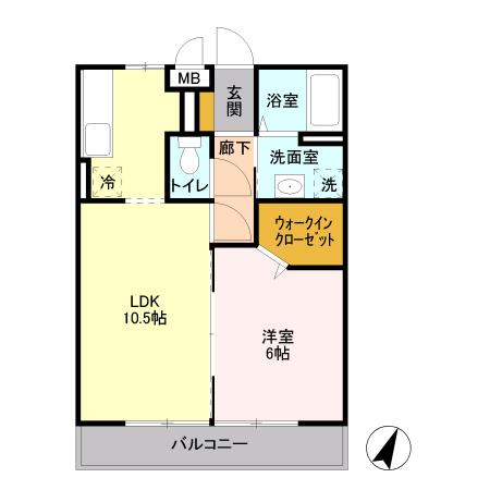 スカイシティ・ベルテ（203） 間取り図画像