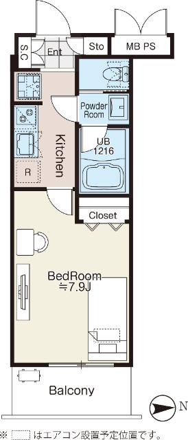 ＢＬＥＳＳ三軒茶屋ＥＡＳＴ（0505） 間取り図画像