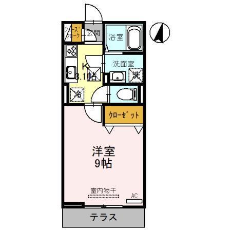 クレール西大宮（105） 間取り図画像