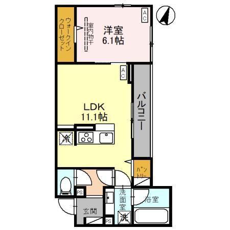 fortuna unus（203） 間取り図画像