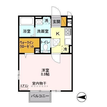 ラ・フルール四季（105） 間取り図画像