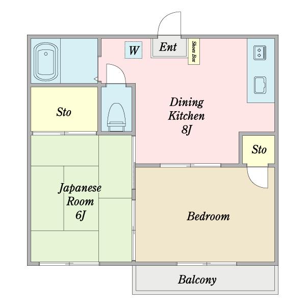 エスポワールハイツ（0202） 間取り図画像