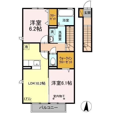 プレジオ幕張（205） 間取り図画像