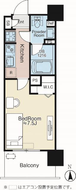 ＢＬＥＳＳ三軒茶屋ＷＥＳＴ（0304） 間取り図画像