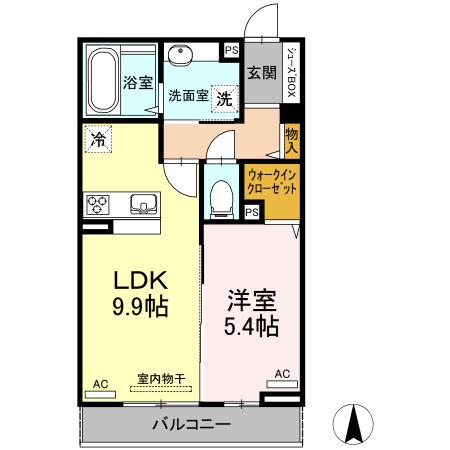 グランドゥール（302） 間取り図画像