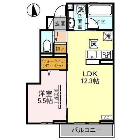 樹翠庵　弐番館（102） 間取り図画像