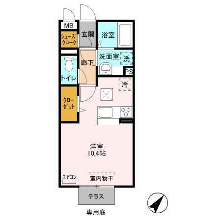 プラム・リリア（105） 間取り図画像