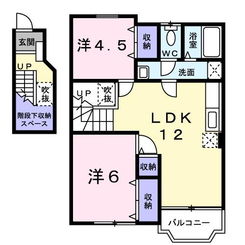 パルテール（202） 間取り図画像