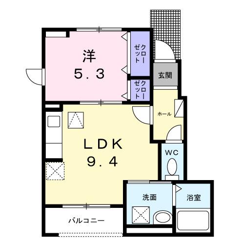 メゾン・フォレスト（102） 間取り図画像