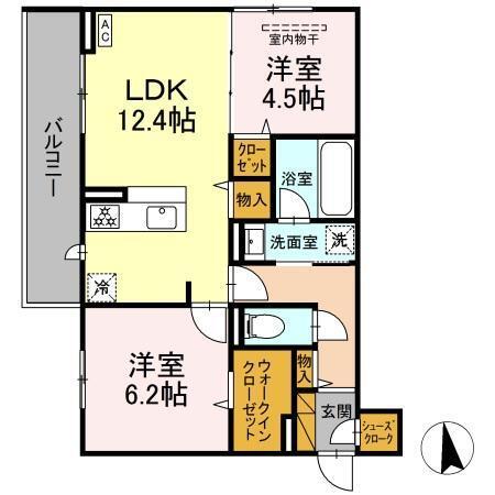 メゾン・ド・シルヴァ（301） 間取り図画像