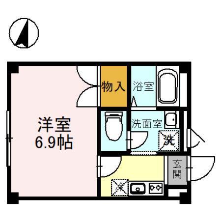 アムールプリエ（204） 間取り図画像