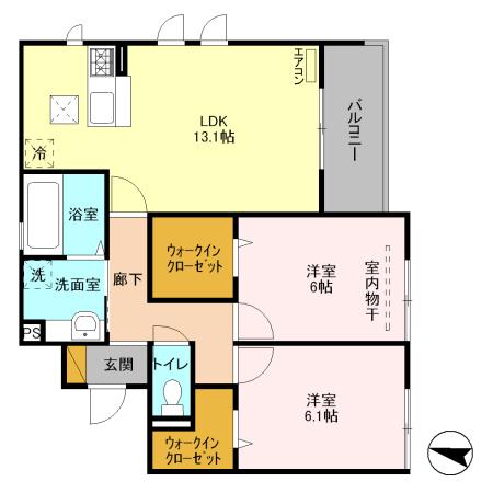 GRACE SQUARE（101） 間取り図画像