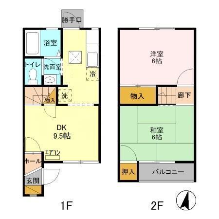 アムール中村（105） 間取り図画像
