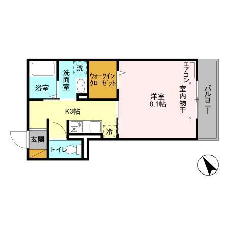 dearest（201） 間取り図画像