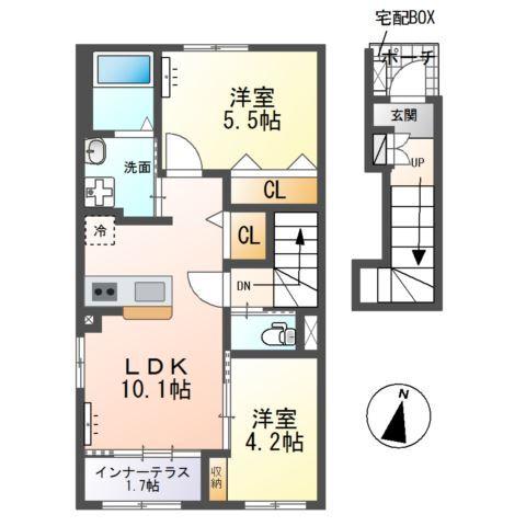 エルフォルク 間取り図画像