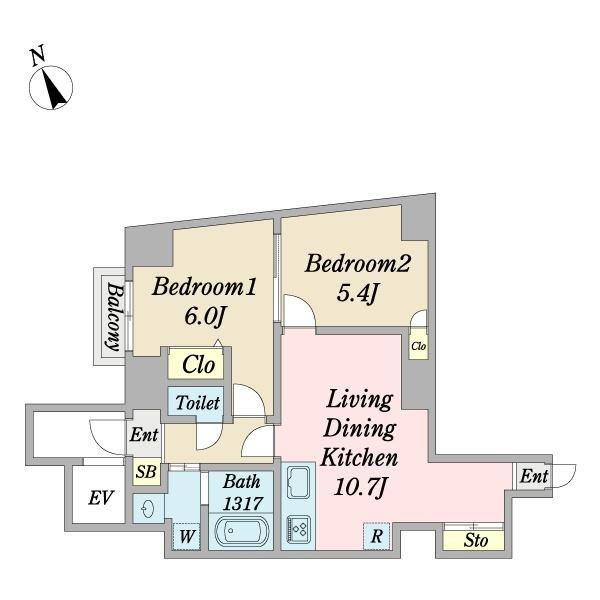 ＤｅＬＣＣＳ市谷柳町 間取り図画像