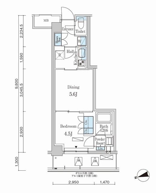 パークアクシス市谷左内町（208） 間取り図画像