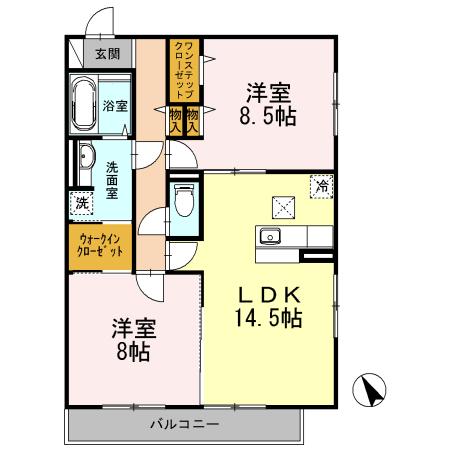 セント　レジデンス（102） 間取り図画像
