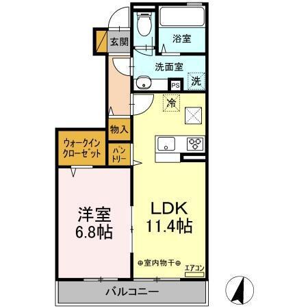 コンフォーレ　A棟（102） 間取り図画像