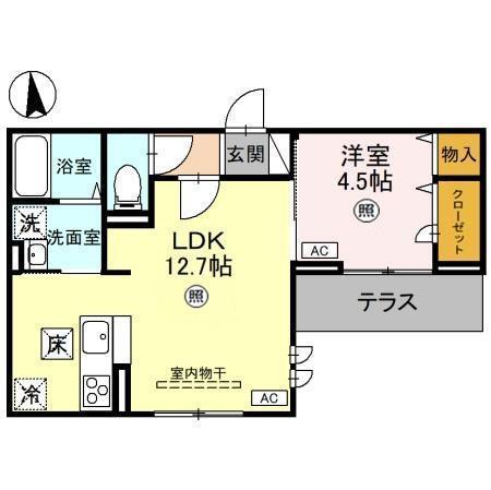 Eminence（102） 間取り図画像