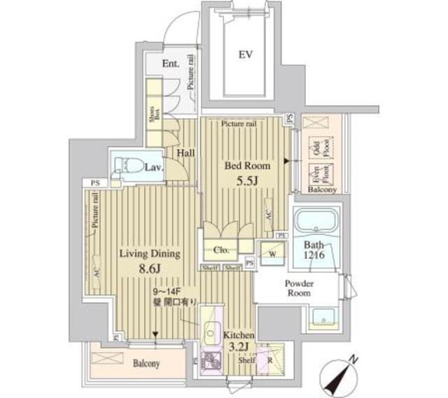  間取り図写真
