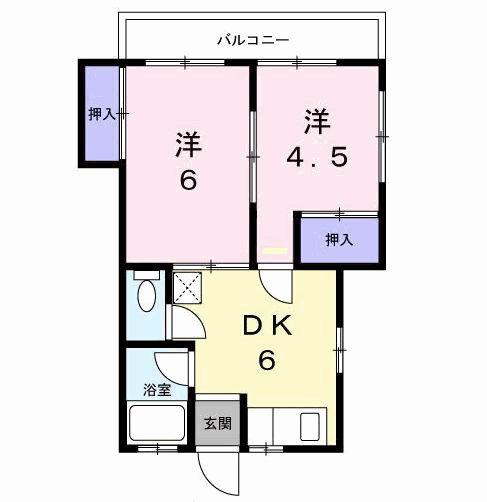 グレイスハイツ（201） 間取り図画像