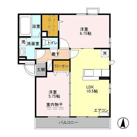 ＢＲＩＬＬＩＡＮＴ　ＦＬＡＴＳ（302） 間取り図画像