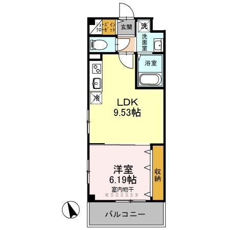 エスポア戸田公園（301） 間取り図画像