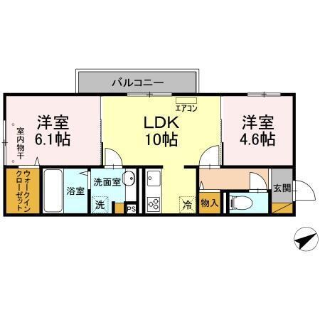 リコリス（303） 間取り図画像