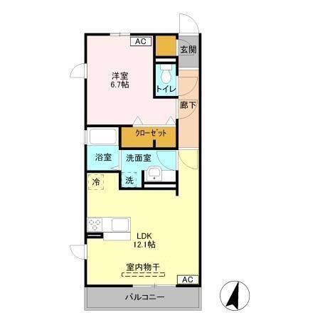 オリーブガーデンひばりが丘（305） 間取り図画像