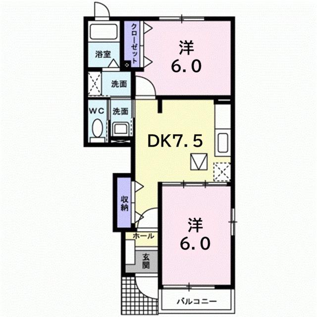 シュトラウス（103） 間取り図画像
